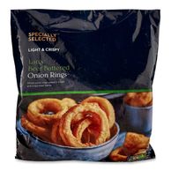 Large Beer Battered Onion Rings 400g Specially Selected